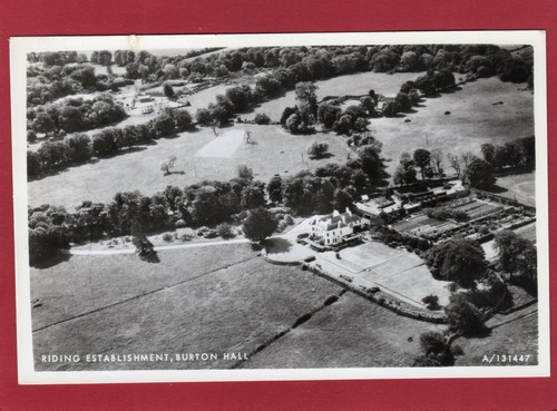 Air aerial view burton - burton, hall