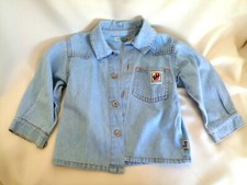 Camicia Jeans Neonato Vintage