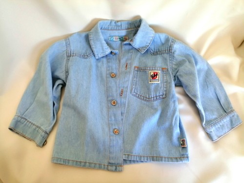 Camicia jeans neonato vintage - camicia,