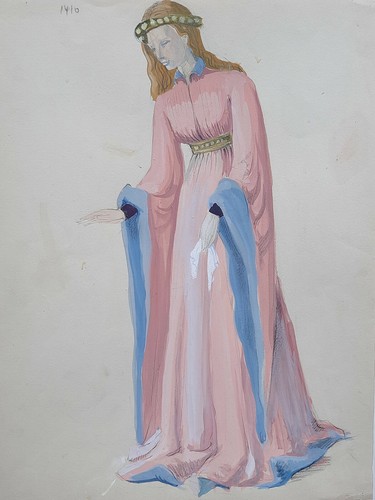 Donna costume medievale - costume,