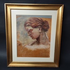 Dipinto a olio ritratto di