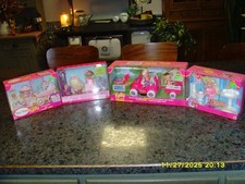 SET RUOTE MOTRICI BARBIE KELLY & TOMMY 1997 JEEP WAGON + 3 set aggiuntivi