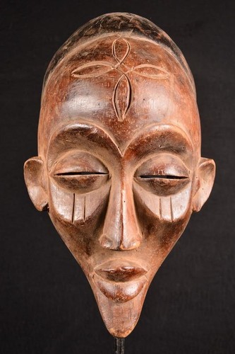 Autentica maschera chokwe - un'autentica,