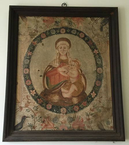 Quadro antico toscano madonna - toscano,