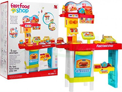 Set gioco giocattolo fast food - set,