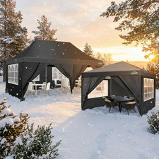 Gazebo pieghevole 3x6/3x3m