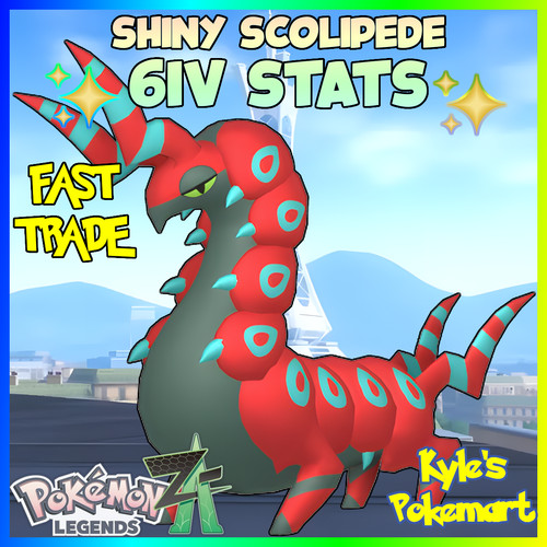 6iv shiny scolipede - shiny, ✨