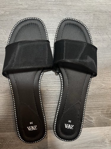 Zara black slip - black, with