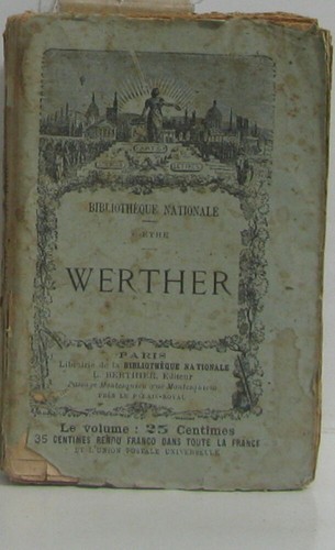 Werther goethe très - werther,