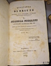 Questioni Di Diritto. Nicola Nicolini .1835