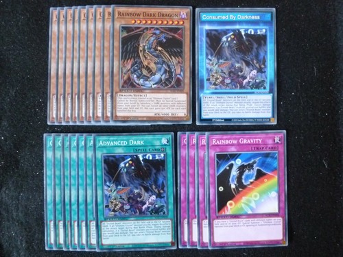 Card rainbow dark - rainbow,