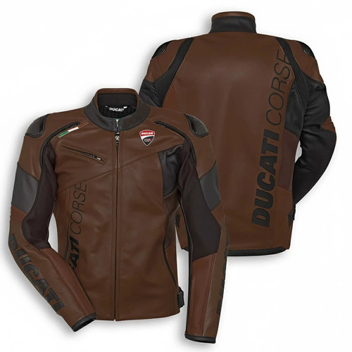 Giacca pelle uomo ducati corse - giacca,