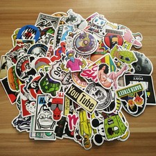 100 Random Skateboard Stickers
