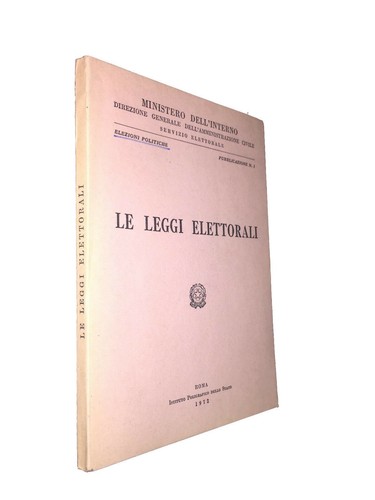 Leggi elettorali 1972 - le,