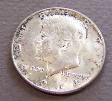 1964 kennedy half dollar #25