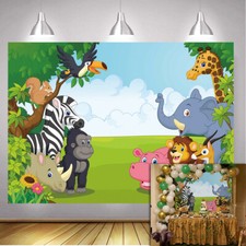 Cartoon Jungle Animals Theme