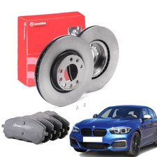 KIT DISCHI + PASTIGLIE BREMBO ANTERIORI PER BMW SERIE 1 F20 21 284MM 10->