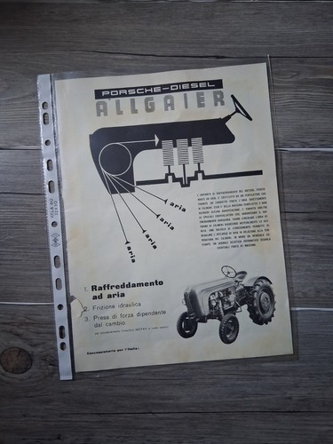 Pubblicità trattore porsche - pubblicità,
