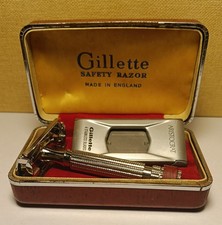 Rasoio Di Sicurezza, Vintage British Razor, Gillette Giromatic