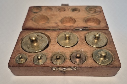 Antico set pesi - set, di