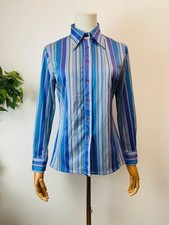 Camicia vintage anni 70 blu