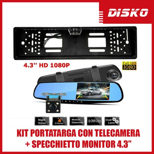 Kit portatarga con - portatarga,
