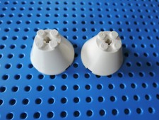 Lego 2 cono cono 3943b foro asse bianco 4x4x2