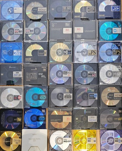 Rare minidisc collection - de,