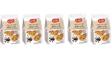 Biscotti frollini con gocce di cioccolata 5 confezioni da 350 gr