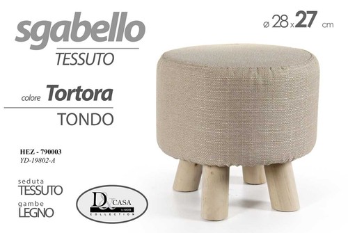 Pouf sgabello poggiapiedi - pouf,