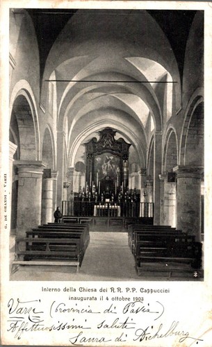 Pavia varzi interno chiesa - pavia,