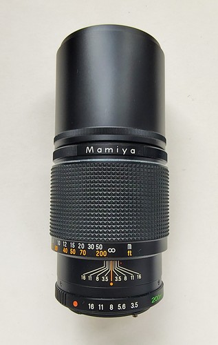 Mamiya sekor 200mm 5 - 200mm, f3.5
