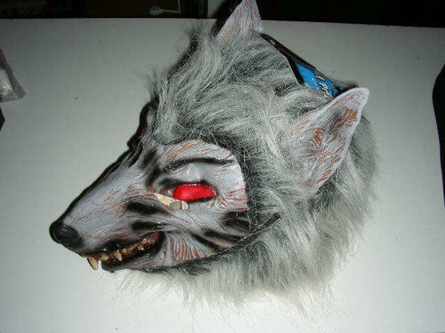Maschera lupo mannaro - red, eye