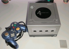 Gamecube Ed. Resident Evil 4 Argento+ Memory Card+Alimentat No Cavo Audio/Video