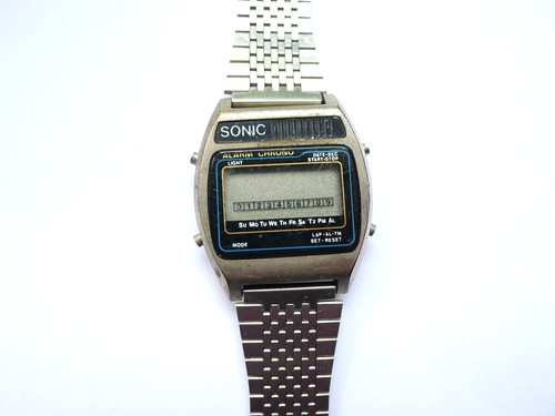 Vintage orologio digitale led - vintage,