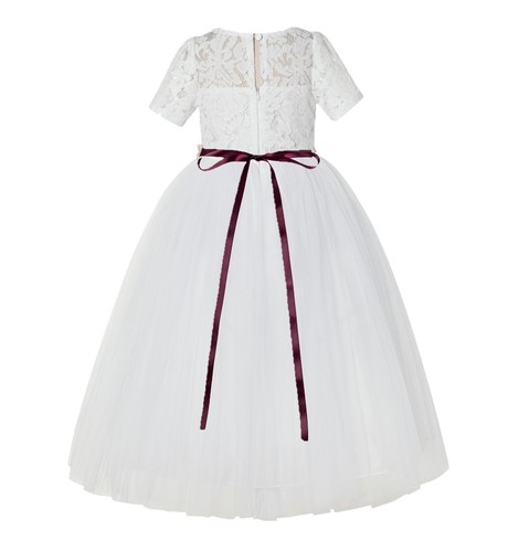 Abito sposa pizzo fiori - abito,