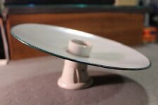 Applique Ceramica Modernariato epoca '50 design Lampada Parete Smaltata Diam. 24