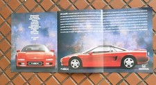 Honda NSX BROCHURE DEPLIANT ORIGINALE In Italiano anno 1993 Japan Jdm