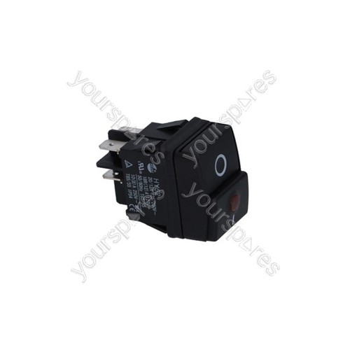 Interruttore bipolare nero 12a - interruttore,