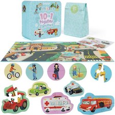 Bimbo Puzzle 10 IN 1 Veicoli