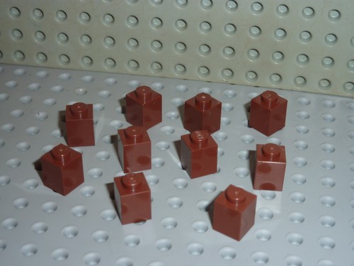 Lego redbrown bricks - lego,