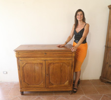 credenza antica legno acero Carlo X cappuccina inizio XIX secolo restaurazione
