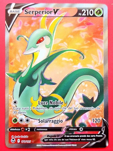 Carta pokemon serperior - pokemon, v