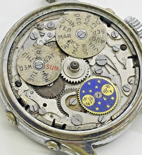 Vintage enicar cal 693 triple - cal.,