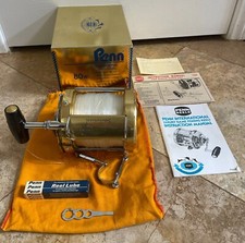 Mulinello da Pesca Penn International 80W Acqua Salata Big Game Vintage anni 80 con scatola