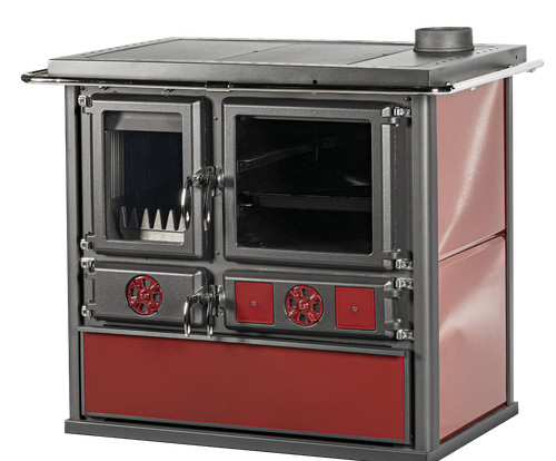 Cucina legna forno ghisa - legna, in