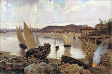 IL PORTO DI BILBAO 1900 SPAGNA