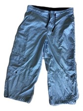 Bermuda da uomo Kappa Pantaloncino Unisex Estivo Cargo Celeste Shorts Size S