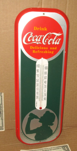 Insegna termometro coca cola - termometro, coca-cola