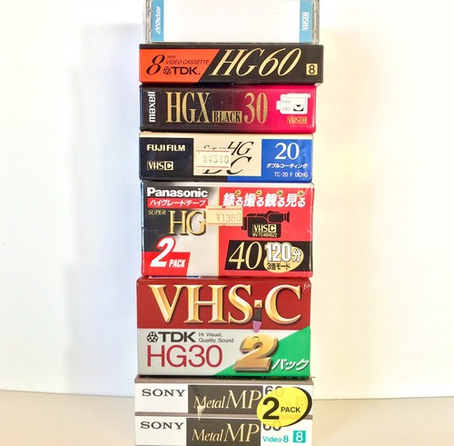 Lotto videocassette vhsc - 10,